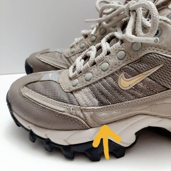NIKE ACG Air All-Trac Traction System Trail Hiking Running Shoes Sz 6 Flawed - Picture 7 of 15